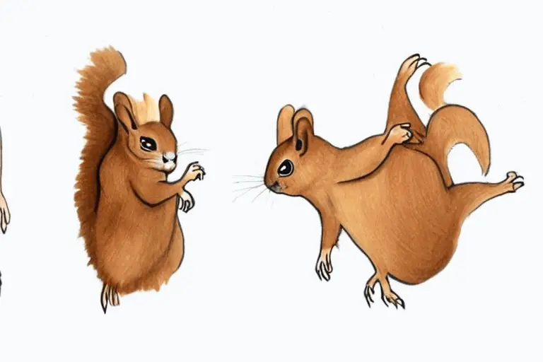 How to Draw a Flying Squirrel